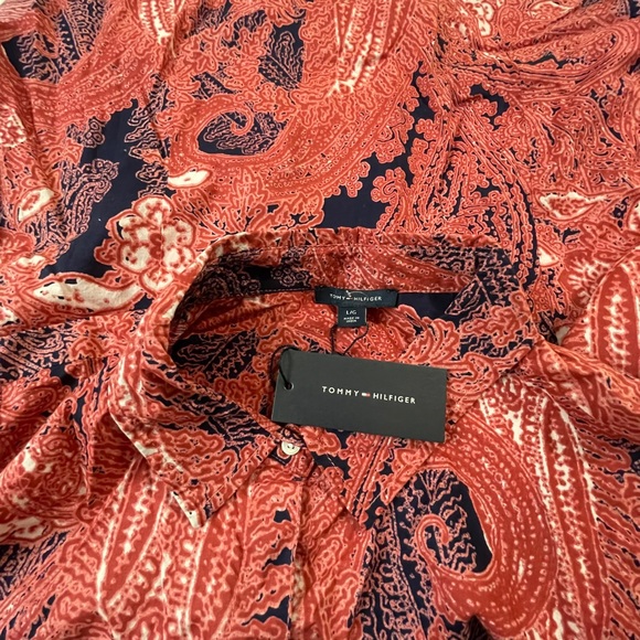 Tommy Hilfiger LS Button Down shirt Size Large - Picture 9 of 11